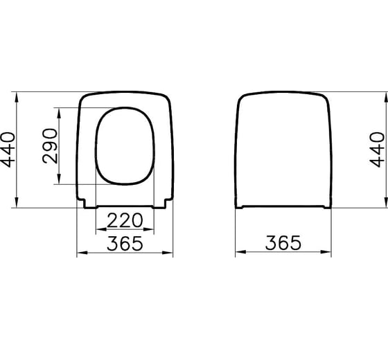 Тонкое сиденье для унитаза Vitra Metropole, микролифт, белое 122-003-009