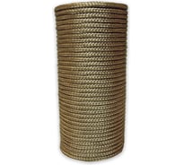 Базальтовый шнур BASFIBER диаметр 8 мм, длина 50 м, огнеупорный 700 С, уплотнительный 8-50 Шнур 8-50