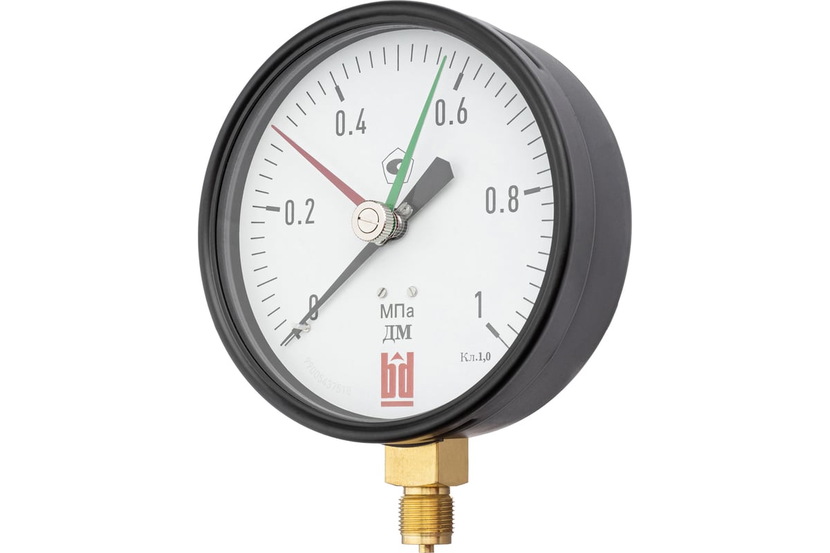 Манометр BD ДМ 1 Т2 160 Р 0-1 МПа, кл.1.5, M20x1.5 1131100004 ...