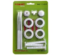 Универсальный комплект Smart Install 3/4 (3 кронштейна) EPDM-белый Si00334w