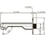 Встраиваемый излив TESKA, черный AKS1001 2