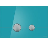 Кнопка Cersanit STERO для LINK PRO/VECTOR/LINK/HI-TEC стекло, лазурный P-BU-STE/Azg/Gl