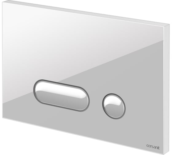 Кнопка Cersanit INTERA для LINK PRO/VECTOR/LINK/HI-TEC стекло, белый P-BU-INT/Whg/Gl