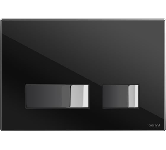 Кнопка Cersanit MOVI для LINK PRO/VECTOR/LINK/HI-TEC стекло, черный P-BU-MOV/Blg/Gl