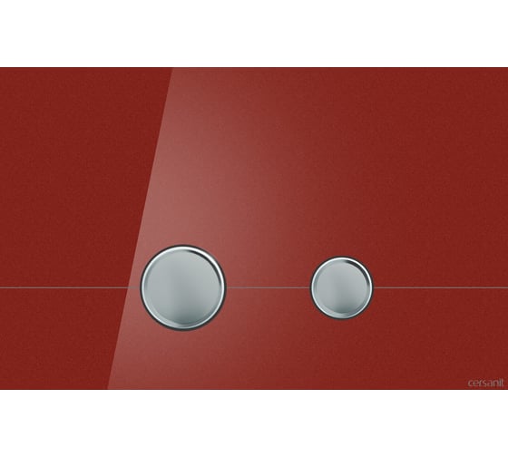 Кнопка Cersanit STERO для LINK PRO/VECTOR/LINK/HI-TEC стекло, красный P-BU-STE/Rdg/Gl