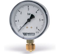 Манометр вертикальный Watts 63-1/4-16bar F+R200 MRP 0318216 10007725