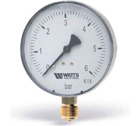 Манометр вертикальный Watts100-1/2- 4bar F+R250 MRS 10008076