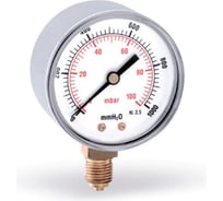 Манометр для газа вертикальный Watts 63-1/4-100мбар F+R260 MRSC 0910001 10021606