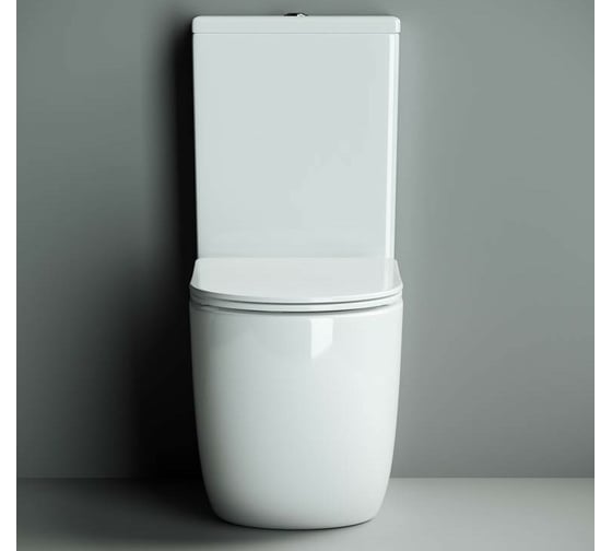 Бачок для унитаза Ceramicanova METROPOL Rimless, двойной смыв 3/6 арматура R&T CN4001-T