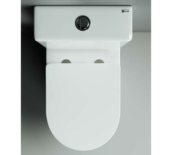 Бачок для унитаза Ceramicanova METROPOL Rimless, двойной смыв 3/6 арматура R&T CN4001-T
