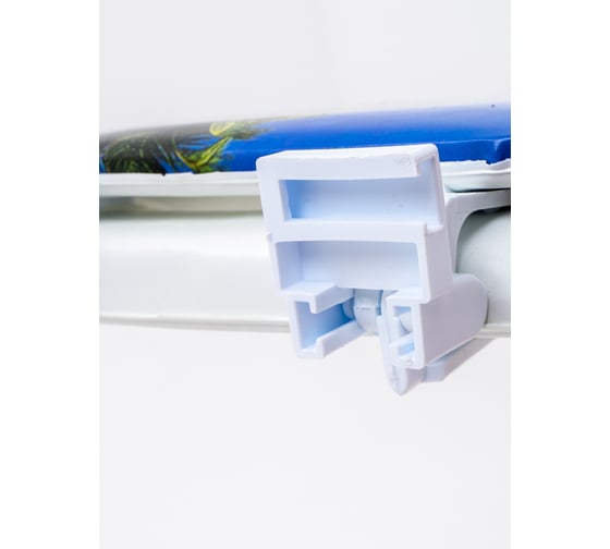 Сиденье для унитаза мягкое VIRPLAST Пляж, с креплениями 20985592