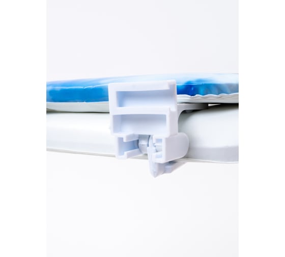 Сиденье для унитаза мягкое VIRPLAST Морская Звезда, с креплениями 20985591