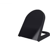 Сиденье с крышкой Bocchi soft close Taormina/Jet Flush дюропласт, черный, арт. A0300-005 A0301-005