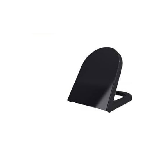 Сиденье с крышкой Bocchi soft close Taormina/Jet Flush дюропласт, черный, арт. A0300-005 A0301-005