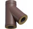 Тройник сэндвича-И Металлик и Ко 135x200x115, Оц 0.50, AISI 430 0.80, конденсат, RAL 8017, п о О0000148207 1