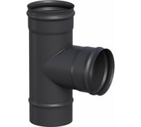 Тройник Металлик и Ко 115, AISI 430 0.80, RAL 9005, терм. о О0000148145