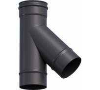Тройник Металлик и Ко 135x115, AISI 430, 0.80, RAL 9005, терм. о О0000148147