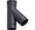 Тройник Металлик и Ко 135x150, AISI 430, 0.80, RAL 9005, терм. о О0000148149 1