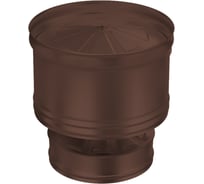Оголовок с дефлектором Металлик и Ко 210x150; Оц 0.50 AISI 430 0.50 (конденсат) (RAL 8017) п о О0000069921