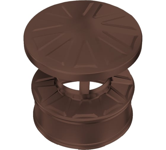 Оголовок Металлик и Ко 200x115; Оц 0.50 AISI 430 0.50 (конденсат) (RAL 8017) п о О0000069174