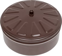 Заглушка тройника сэндвича Металлик и Ко с к о 200x115; Оц 0.50 AISI 430 0.50 (конденсат) (RAL 8017) п о О0000069170