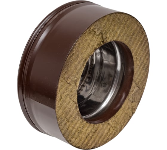 Заглушка тройника сэндвича Металлик и Ко с к о 200x115; Оц 0.50 AISI 430 0.50 (конденсат) (RAL 8017) п о О0000069170
