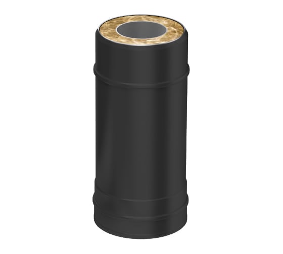 Сэндвич-И Металлик и Ко 210x150x500, оцинкованная сталь 0.50, AISI 430 0.80, RAL 9005, терм. о О0000148201