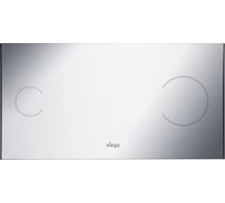 Инсталляционная кнопка VIEGA хром. с двумя круглыми кнопками Visign for More 100 8352.1 597436