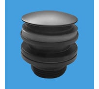 Выпуск тип кнопка McAlpine ф32-60мм, цвет матовый черный CWP60-CB-MB