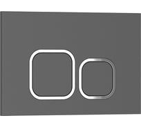 Клавиша смыва IBERICA BLANCA ESTI-Q 246x165 мм, серый, матовый, ABS пластик IB.B083.007.000