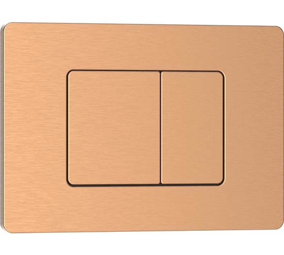 Клавиша смыва IBERICA BLANCA INOX-C 246x165 мм, розовое золото, матовый, нержавеющая сталь IB.B011.007.002 1