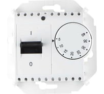 Регулятор для тёплого пола с зондом Simon 16 А, 3600Вт, 5-40 градусов, IP 20, белый 1 1591775-030