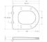 Сиденье BelBagno дюропласт, soft close, металлическое крепление BB8134SC 5