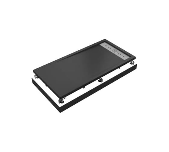 Экран для поддона Creto Scala Stella черный 1400x800, 3-0064 1