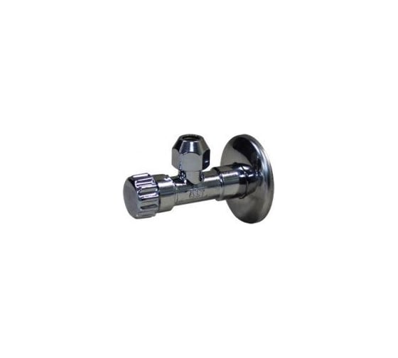 Вентиль для смесителя Altstream хромированный 1/2"х3/8" (М10) угловой c отражателем 014150201