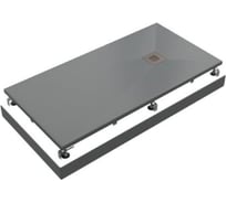 Экран для поддона Creto Ares Essentia графит, 1000x700 1-0005