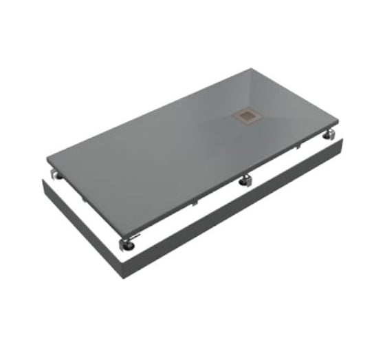 Экран для поддона Creto Ares Essentia графит, 1600x900 1-0025 1