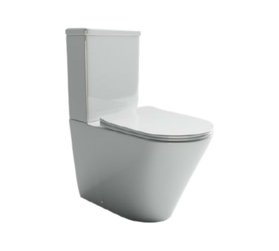 Бачок для унитаза Ceramicanova HIGHLIGHT Rimless двойной смыв, 3/6 арматура R&T CN1802-T