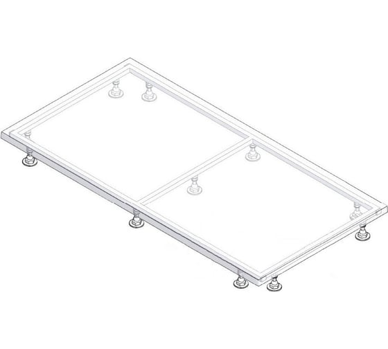 Каркас литьевого поддона Creto Ares, Scala 1200х800 1-0003 1