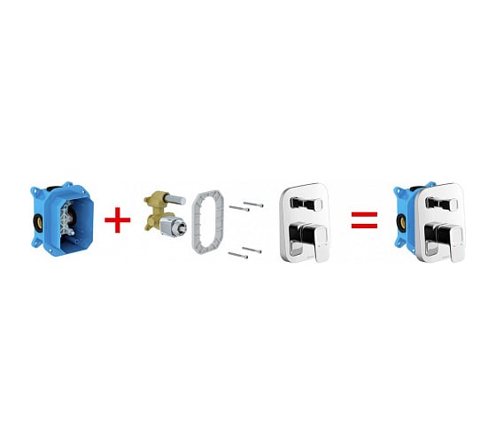 Установочная система  для смесителей скрытого монтажа Ravak R-Box RB 070.50X070052