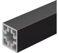 Профиль CEZARES Cadro 18х18мм, базовый, L=2900, отделка черная 82792.0170