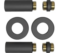 Удлинители с резьбой по всей длине VIVALDO 1/2РВ-РН L60мм цвет антрацит SRE-AT