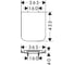 Крышка для унитаза Hansgrohe CreekTide Q SoftClose, с верхним креплением, белый 60126450 2