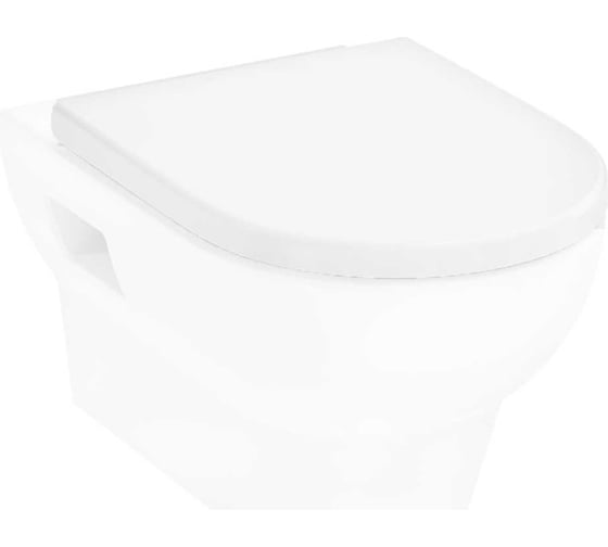 Крышка для унитаза Hansgrohe GladeLake S SoftClose, с верхним креплением, белый 60112450