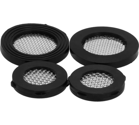 Прокладка для смесителя с сеточкой MasterProf 1/2" и 3/4", 4 шт ИС.131414