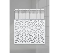 Экран на биметаллический радиатор ООО СКП 62 см, 8 секций, белый ЭРБ-005Б