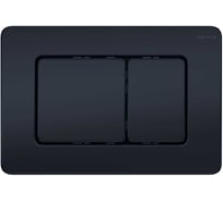 Панель смыва Aquatek KDI-0000040 (003D) нержавеющая сталь, черный матовый, клавиши квадрат 00000138104