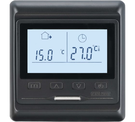 Терморегулятор черный Grand Meyer HW800