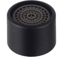 Аэратор латунный Melodia della vita ECO с внутренней резьбой M22, черный MKP21040BLbk 22374