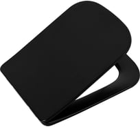 Сиденье BelBagno ARDENTE-C дюропласт, soft close, металлическое крепление, черное матовое, BB3202SC-MB